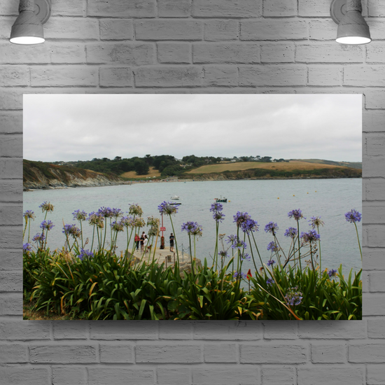 Giclee Mounted Wall Art Prints. Portscatho. Cornwall. England.