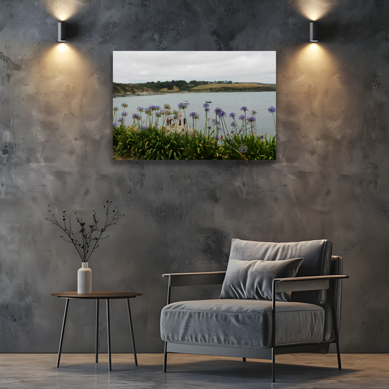 Giclee Mounted Wall Art Prints. Portscatho. Cornwall. England.
