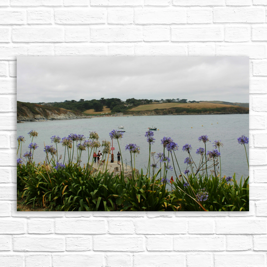 Giclee Mounted Wall Art Prints. Portscatho. Cornwall. England.