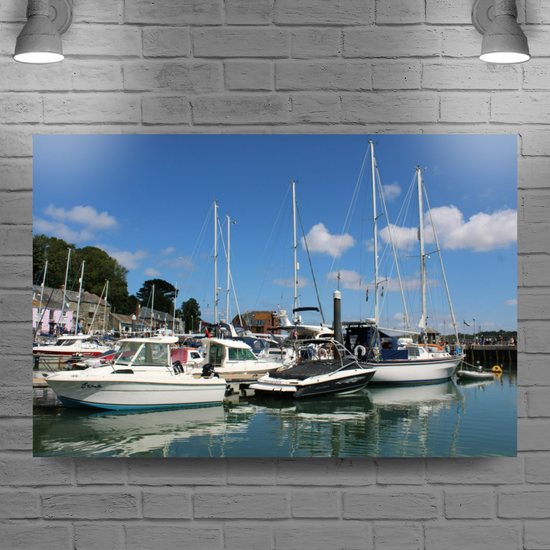 Giclee Mounted Wall Art Prints. Padstow. Cornwall. England.