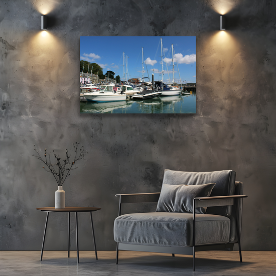 Giclee Mounted Wall Art Prints. Padstow. Cornwall. England.