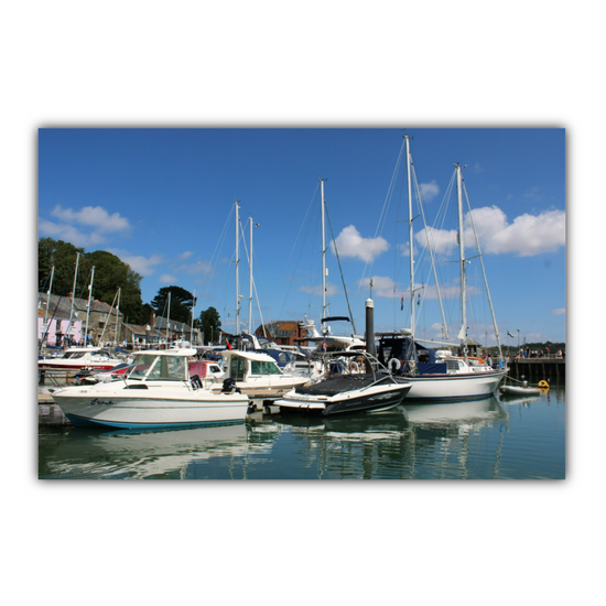 Giclee Mounted Wall Art Prints. Padstow. Cornwall. England.