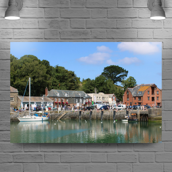 Giclee Mounted Wall Art Prints. Padstow. Cornwall. England.
