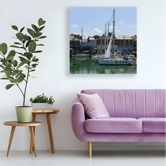 Giclee Mounted Wall Art Prints. Padstow. Cornwall. England.
