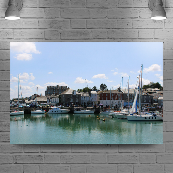 Giclee Mounted Wall Art Prints. Padstow. Cornwall. England.