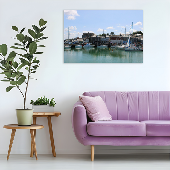 Giclee Mounted Wall Art Prints. Padstow. Cornwall. England.