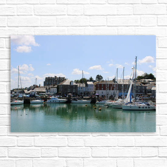 Giclee Mounted Wall Art Prints. Padstow. Cornwall. England.