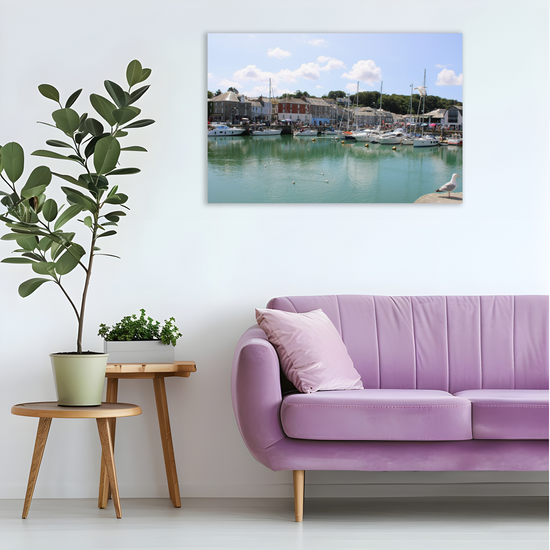 Giclee Mounted Wall Art Prints. Padstow. Cornwall. England.