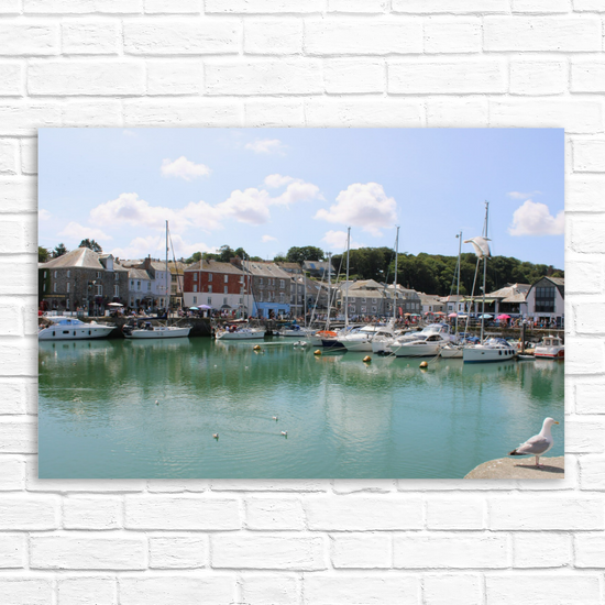 Giclee Mounted Wall Art Prints. Padstow. Cornwall. England.