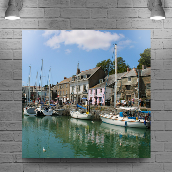 Giclee Mounted Wall Art Prints. Padstow. Cornwall. England.