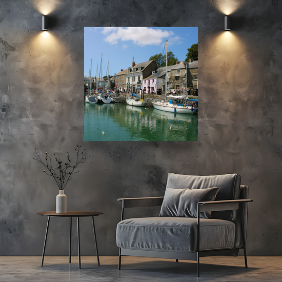 Giclee Mounted Wall Art Prints. Padstow. Cornwall. England.