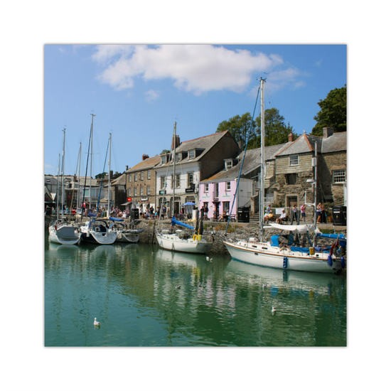 Giclee Mounted Wall Art Prints. Padstow. Cornwall. England.