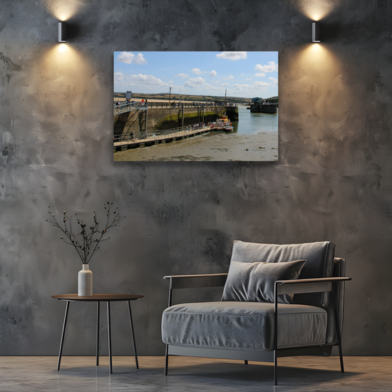 Giclee Mounted Wall Art Prints. Padstow. Cornwall. England.