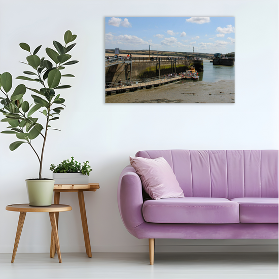 Giclee Mounted Wall Art Prints. Padstow. Cornwall. England.