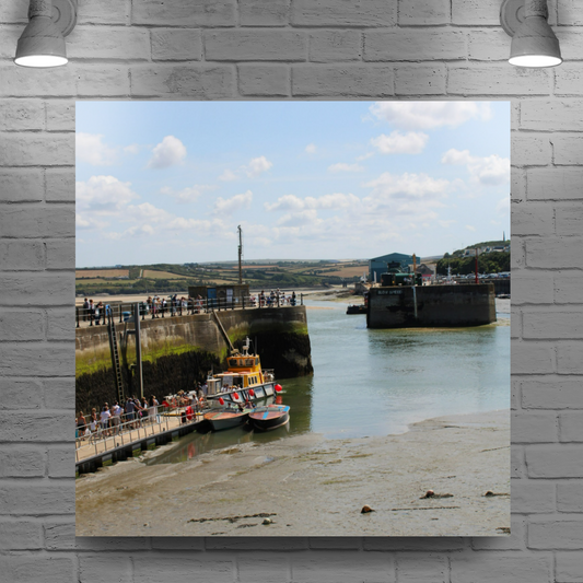 Giclee Mounted Wall Art Prints. Padstow. Cornwall. England.
