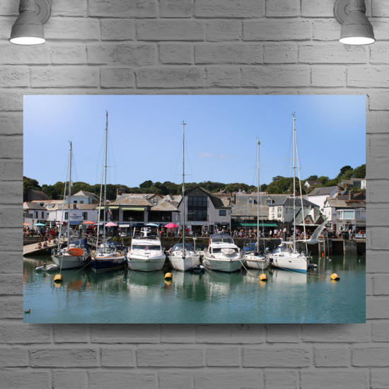 Giclee Mounted Wall Art Prints. Padstow. Cornwall. England.