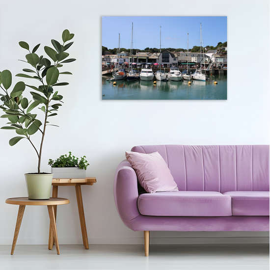 Giclee Mounted Wall Art Prints. Padstow. Cornwall. England.