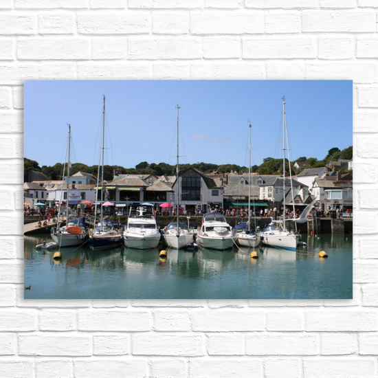 Giclee Mounted Wall Art Prints. Padstow. Cornwall. England.