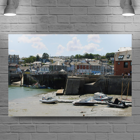 Giclee Mounted Wall Art Prints. Padstow. Cornwall. England.