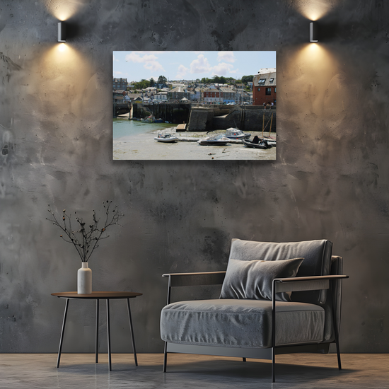 Giclee Mounted Wall Art Prints. Padstow. Cornwall. England.