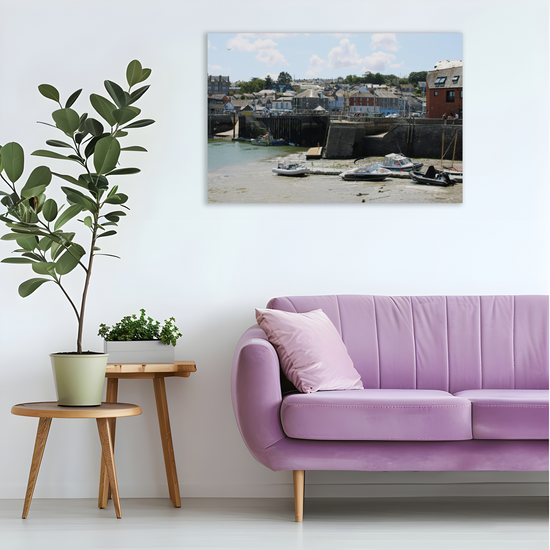 Giclee Mounted Wall Art Prints. Padstow. Cornwall. England.