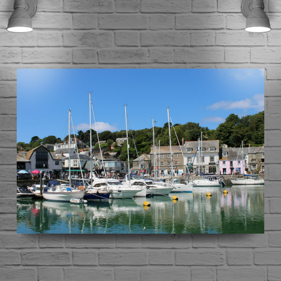 Giclee Mounted Wall Art Prints. Padstow. Cornwall. England.