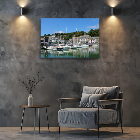 Giclee Mounted Wall Art Prints. Padstow. Cornwall. England.