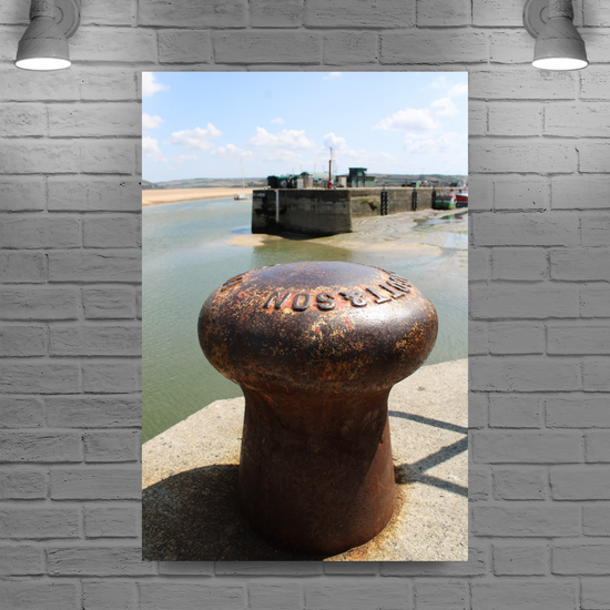 Giclee Mounted Wall Art Prints. Padstow. Cornwall. England.