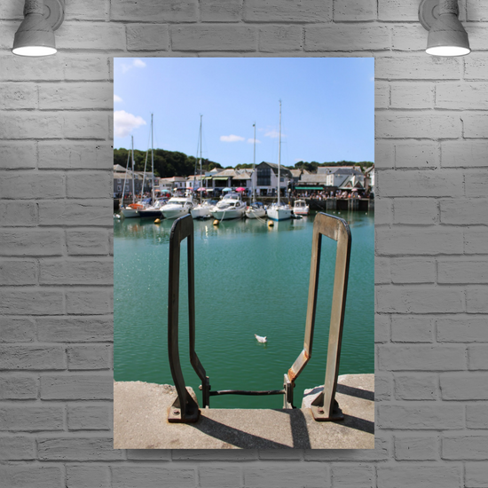 Giclee Mounted Wall Art Prints. Padstow. Cornwall. England.