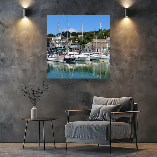 Giclee Mounted Wall Art Prints. Padstow. Cornwall. England.