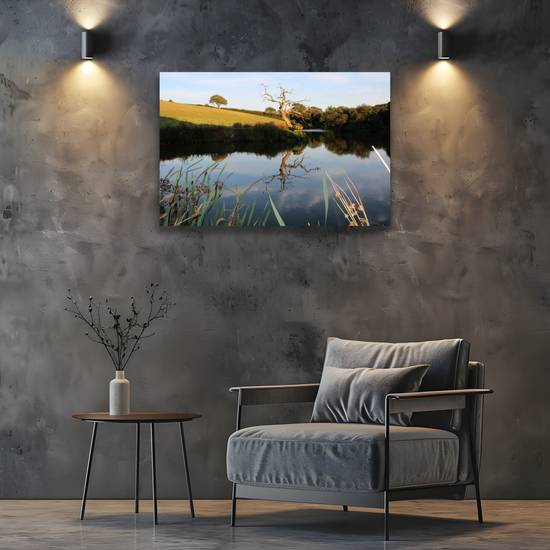 Giclee Mounted Wall Art Prints. Pensagillas Camping Park. Mevagissey. Truro. Cornwall. England.
