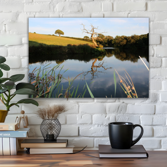 Giclee Mounted Wall Art Prints. Pensagillas Camping Park. Mevagissey. Truro. Cornwall. England.