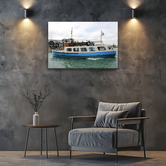 Falmouth, Cornwall — Giclée Mounted Wall Art Print | Coastal England Gift