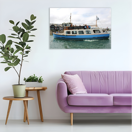 Falmouth, Cornwall — Giclée Mounted Wall Art Print | Coastal England Gift