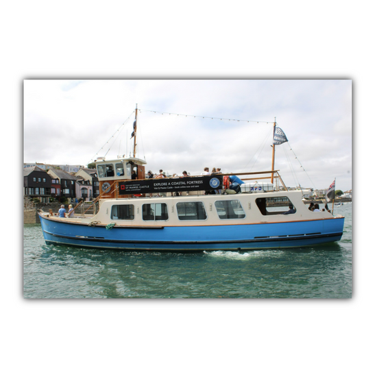 Falmouth, Cornwall — Giclée Mounted Wall Art Print | Coastal England Gift