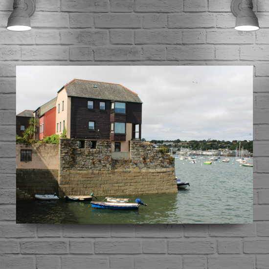 Giclee Mounted Wall Art Prints. Falmouth. Cornwall. England.