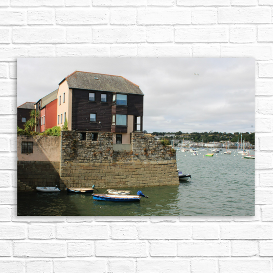 Giclee Mounted Wall Art Prints. Falmouth. Cornwall. England.