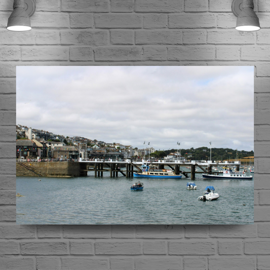 Giclee Mounted Wall Art Prints. Falmouth. Cornwall. England.