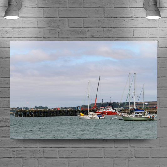 Giclee Mounted Wall Art Prints. Falmouth. Cornwall. England.