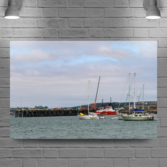 Giclee Mounted Wall Art Prints. Falmouth. Cornwall. England.