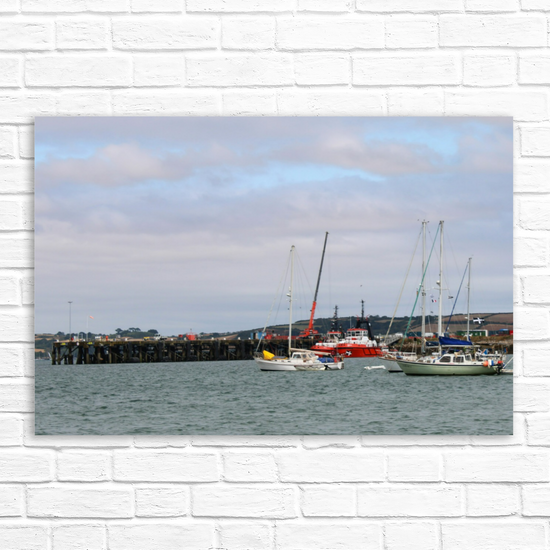Giclee Mounted Wall Art Prints. Falmouth. Cornwall. England.
