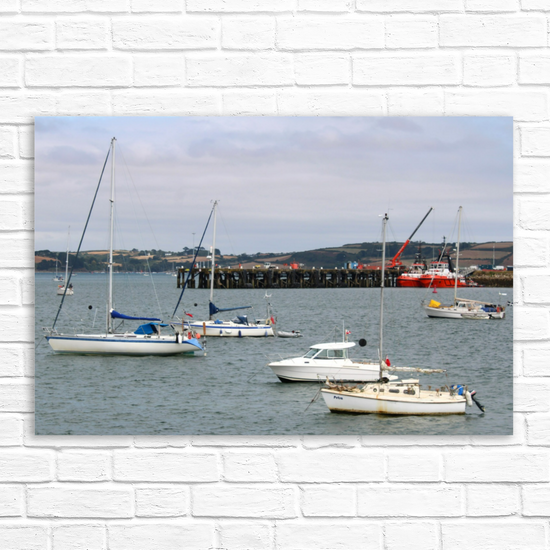 Giclee Mounted Wall Art Prints. Falmouth. Cornwall. England.