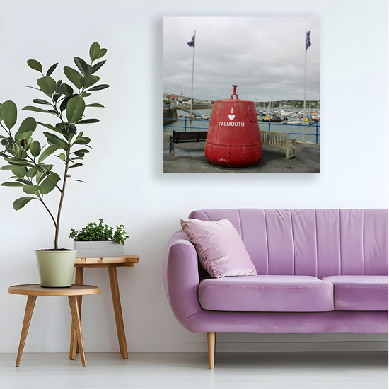 Giclee Mounted Wall Art Prints. Falouth. Cornwall. England.