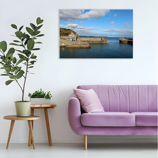 Giclee Mounted Wall Art Prints. Charlestown. Cornwall. England.