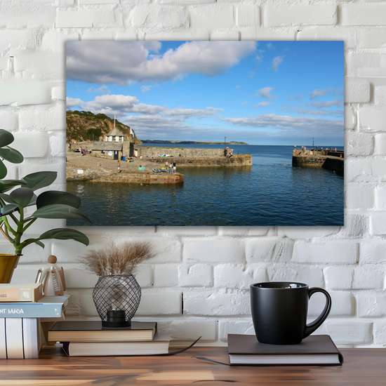 Giclee Mounted Wall Art Prints. Charlestown. Cornwall. England.