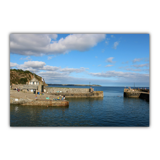 Giclee Mounted Wall Art Prints. Charlestown. Cornwall. England.