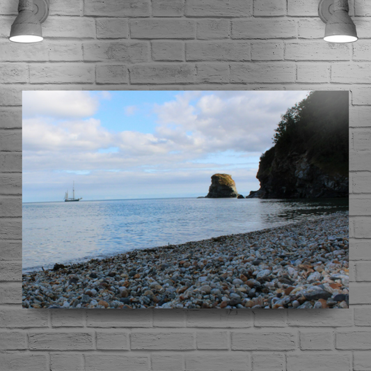 Giclee Mounted Wall Art Prints. Charelstown. Cornwall. England.