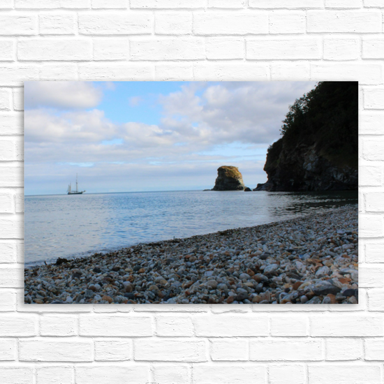 Giclee Mounted Wall Art Prints. Charelstown. Cornwall. England.