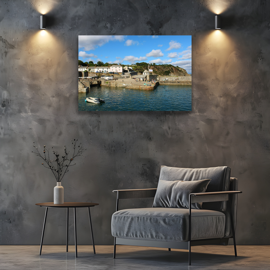 Giclee Mounted Wall Art Prints. Charlestown. Cornwall. England.