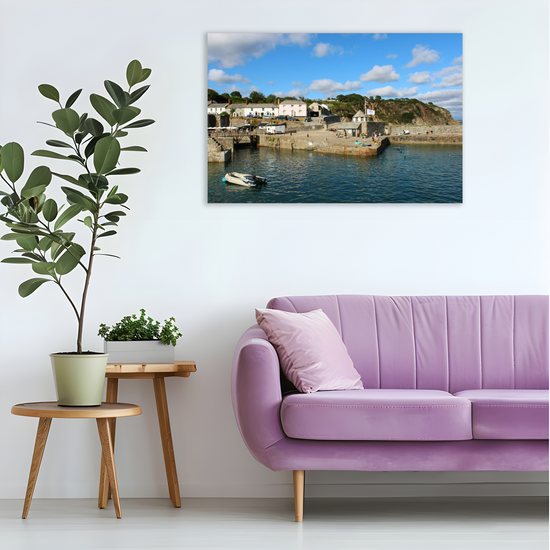 Giclee Mounted Wall Art Prints. Charlestown. Cornwall. England.